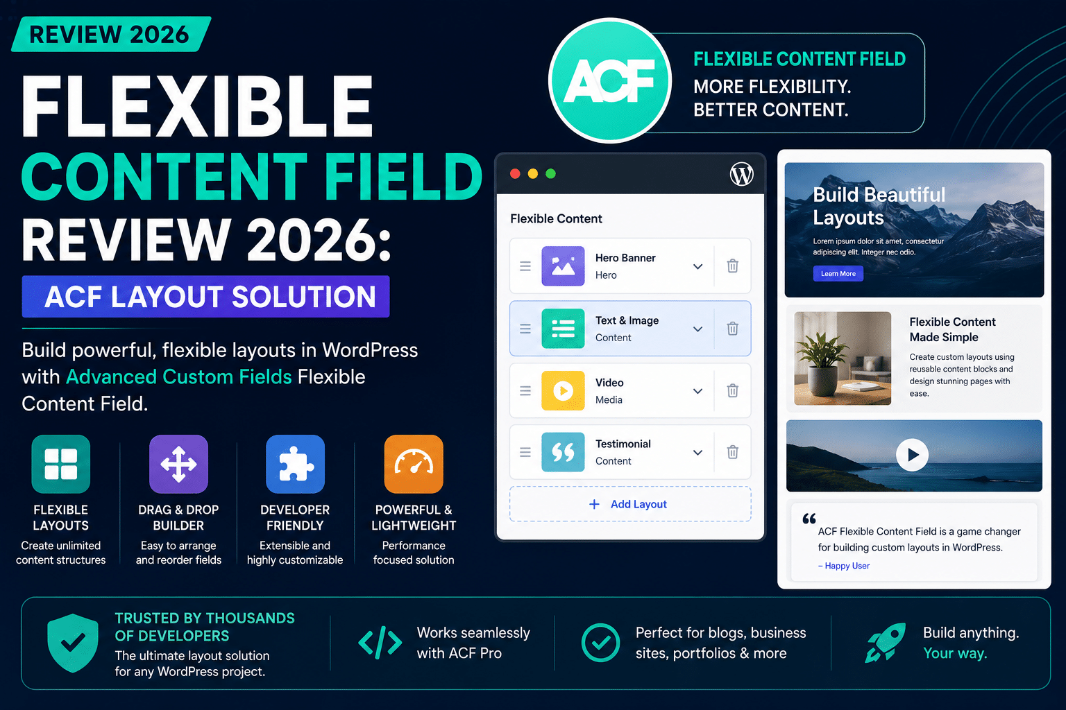 Flexible Content Field Review 2026 ACF’s Layout Solution