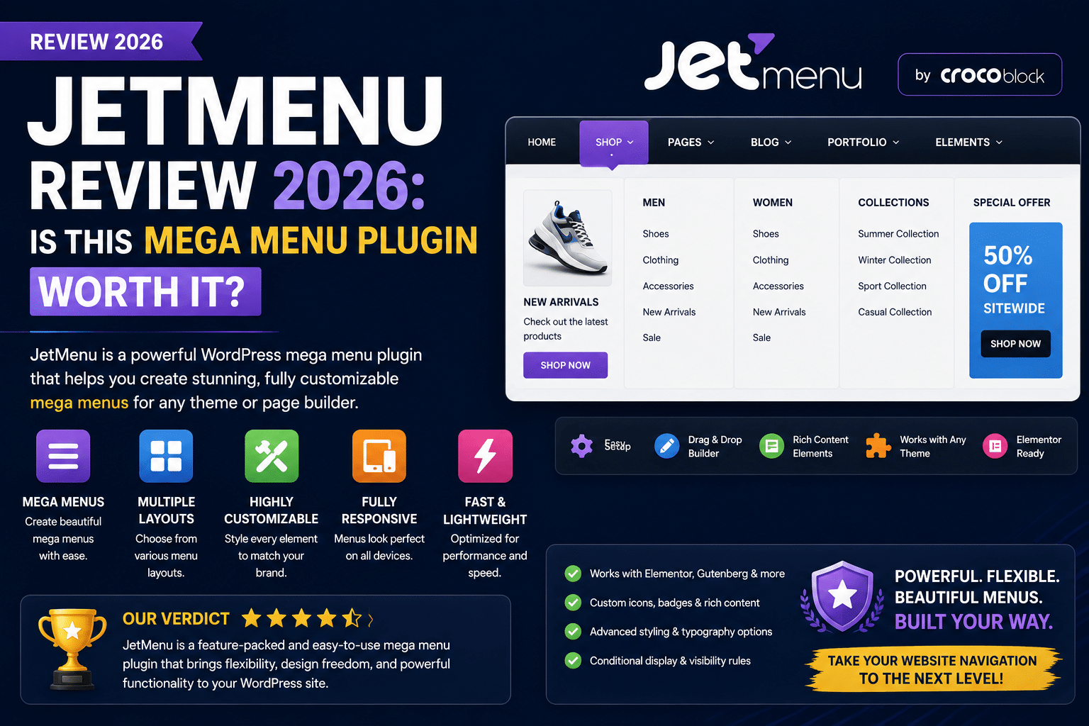 JetMenu Review 2026 Is This Mega Menu Plugin Worth It