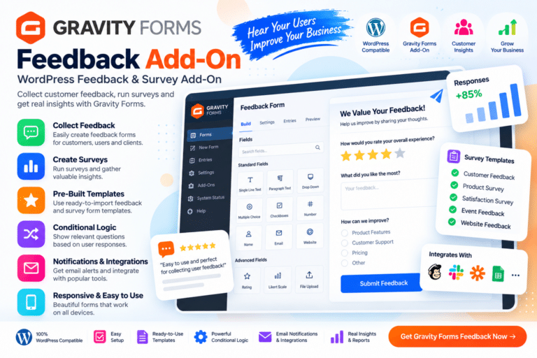 Gravity Forms Feedback – WordPress Feedback & Survey Add-On
