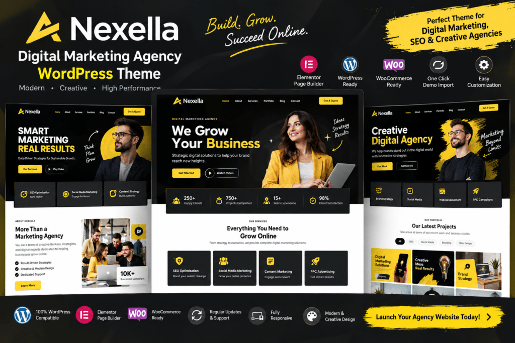 Nexella Digital Marketing WordPress Theme