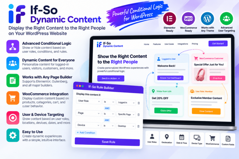 If-So Dynamic Content – WordPress Personalization Plugin