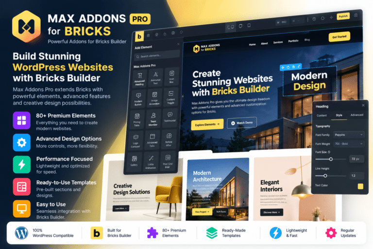 Max Addons Pro for Bricks